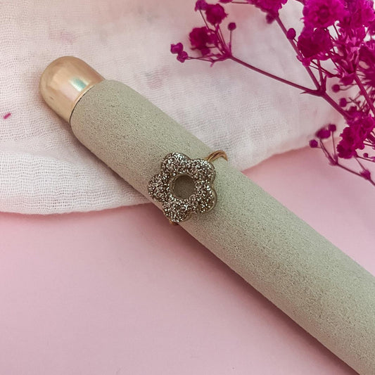 Bague Fleur réglable