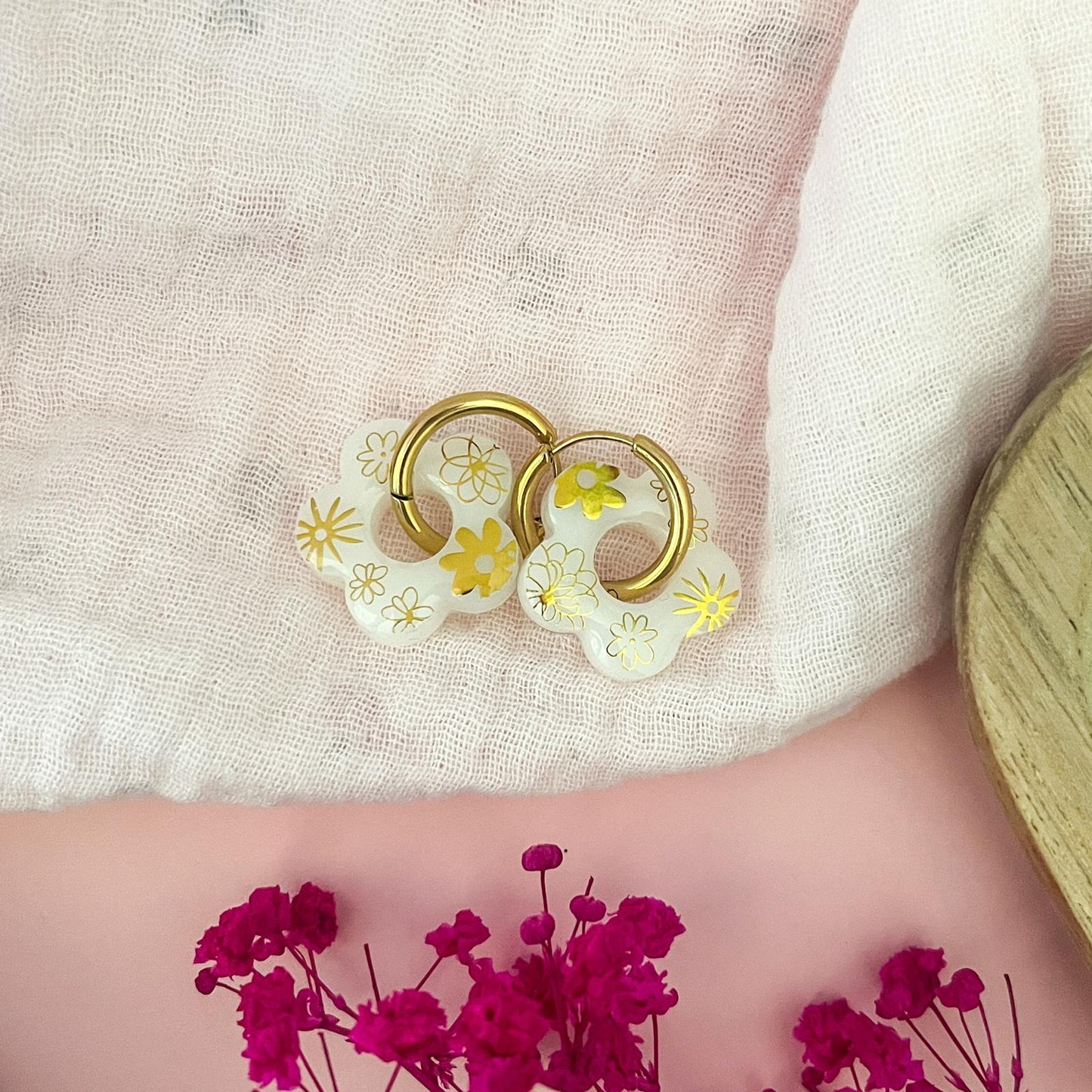 Pampilles CHLOE Wedding - Blanc/Doré