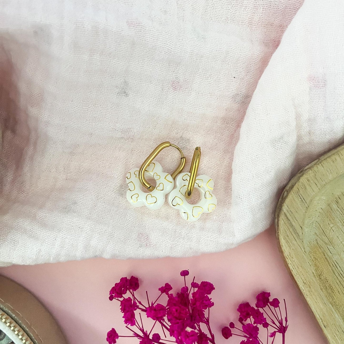 Pampilles CHLOE Wedding - Blanc/Doré