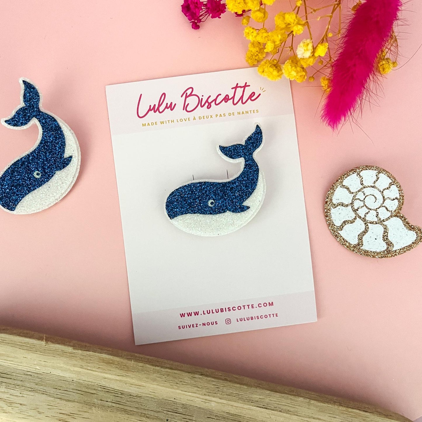 Broche pailletée "MARLENE"