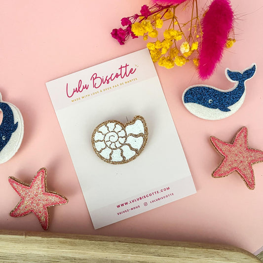 Broche pailletée "MARIUS"