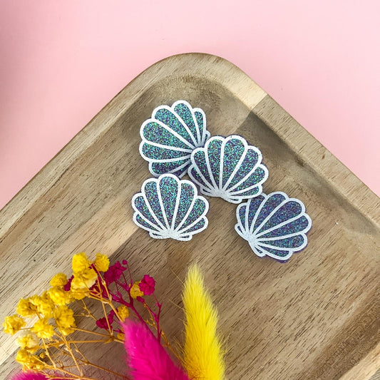 Pin's pailleté COQUILLAGE