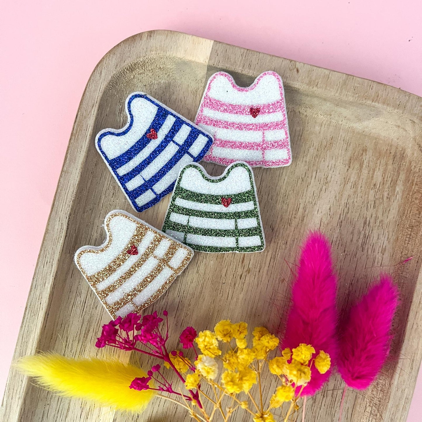 Broche pailletée "FLO"