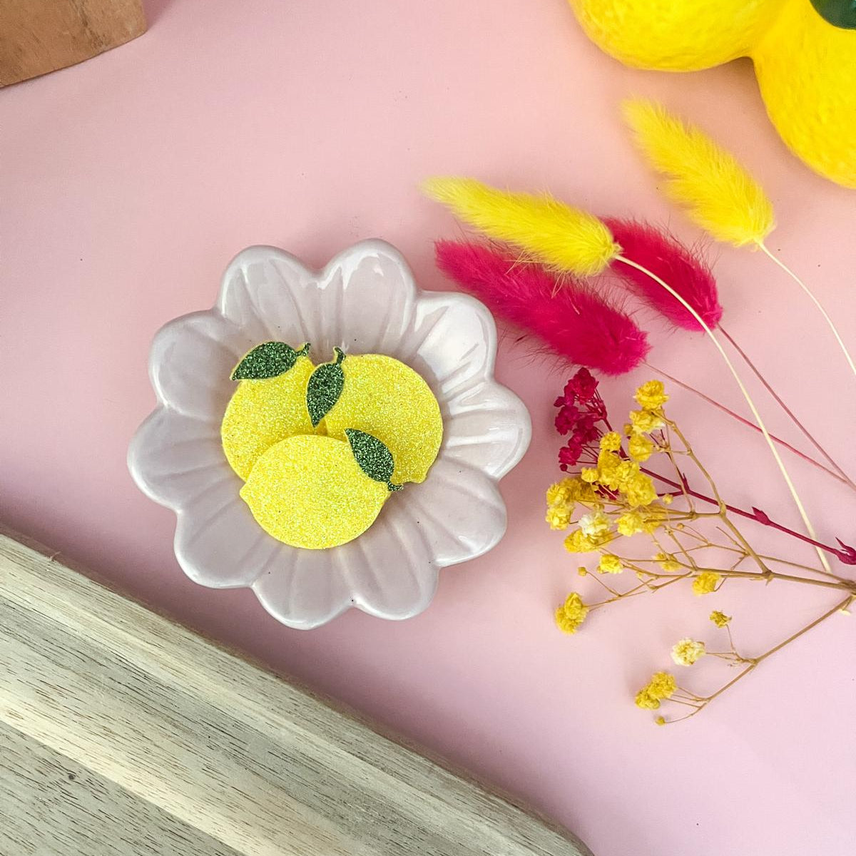 Pin's pailleté CITRON