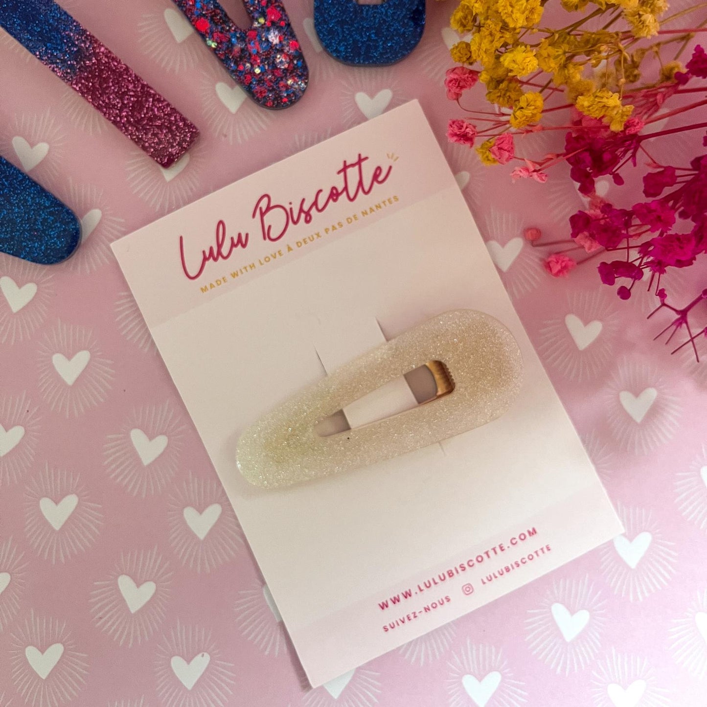 Barrette SUZON - Perle