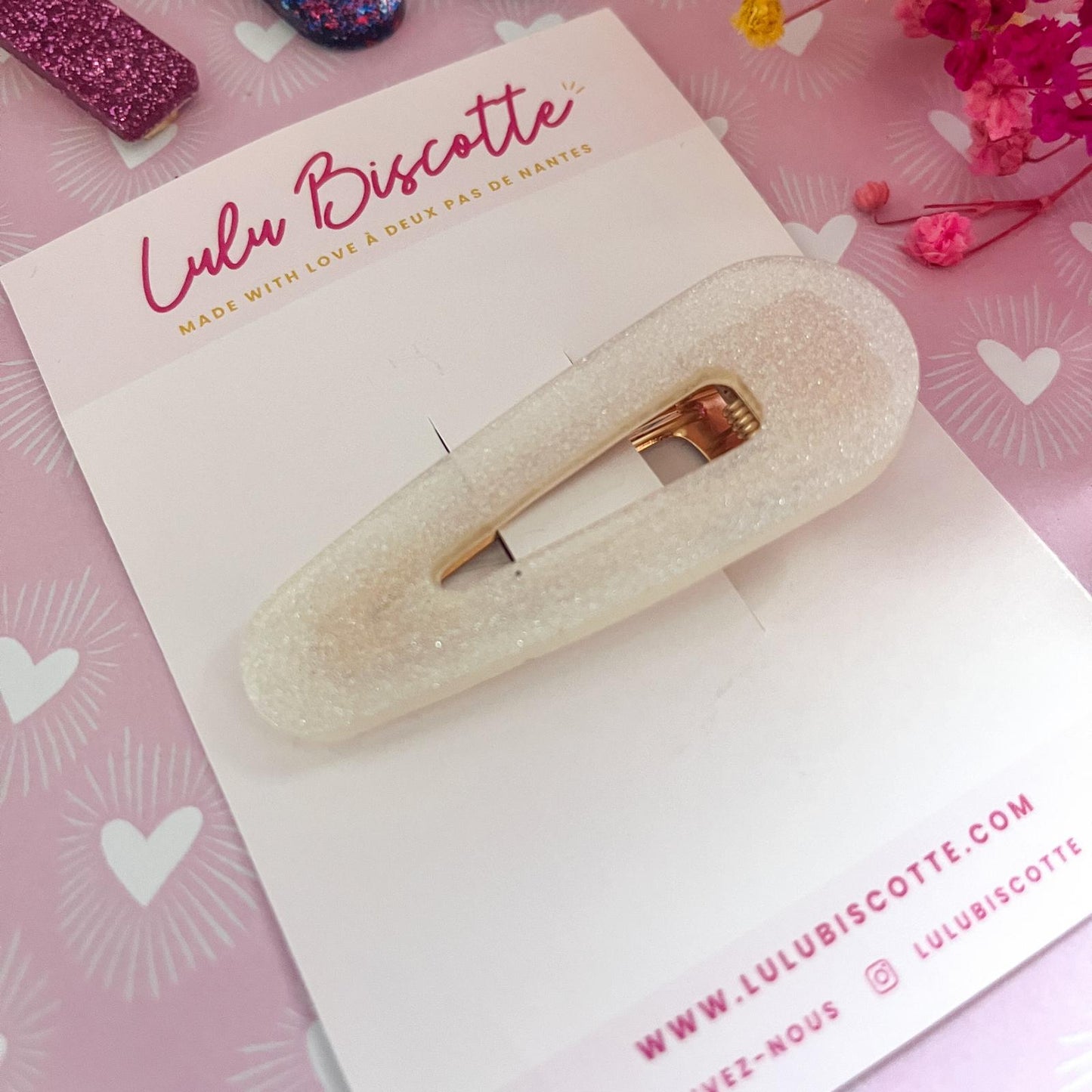 Barrette SUZON - Perle