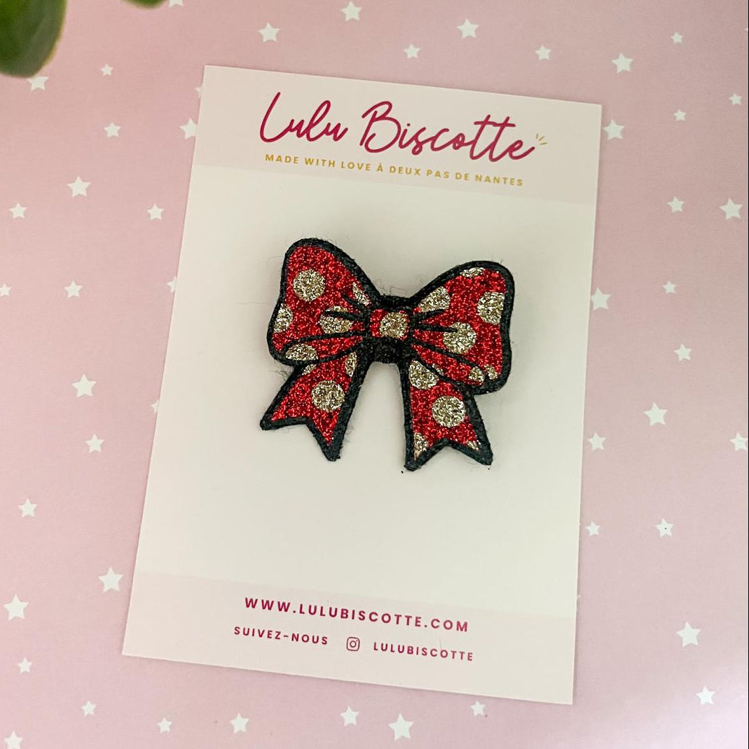 Broche pailletée "MINNIE"