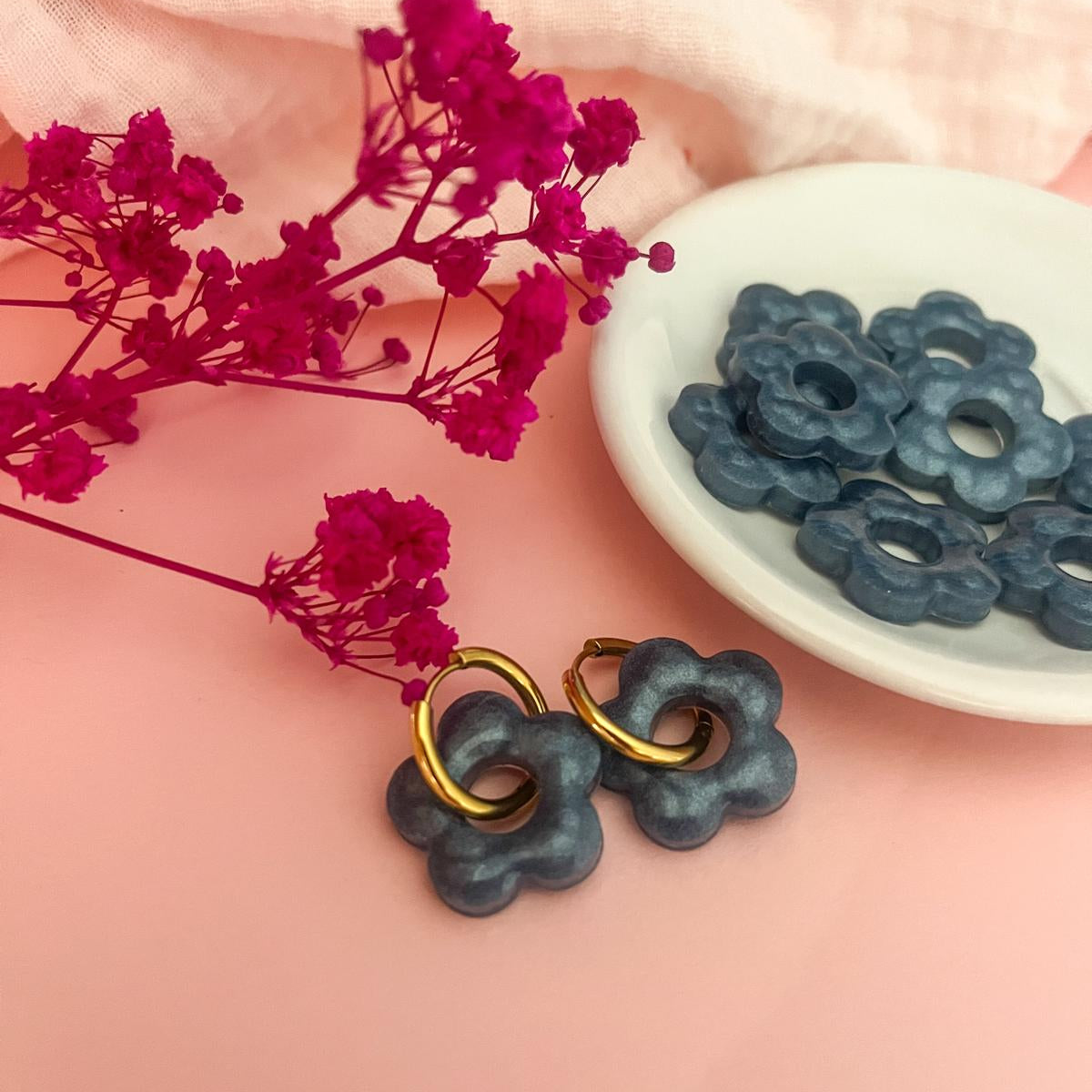 Pampilles CHLOE nacrées