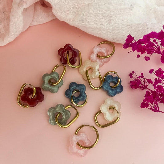 Pampilles CHLOE nacrées