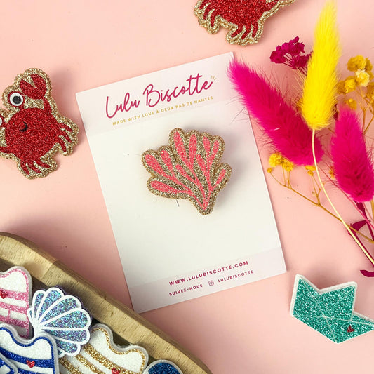 Broche pailletée "PASCAL"