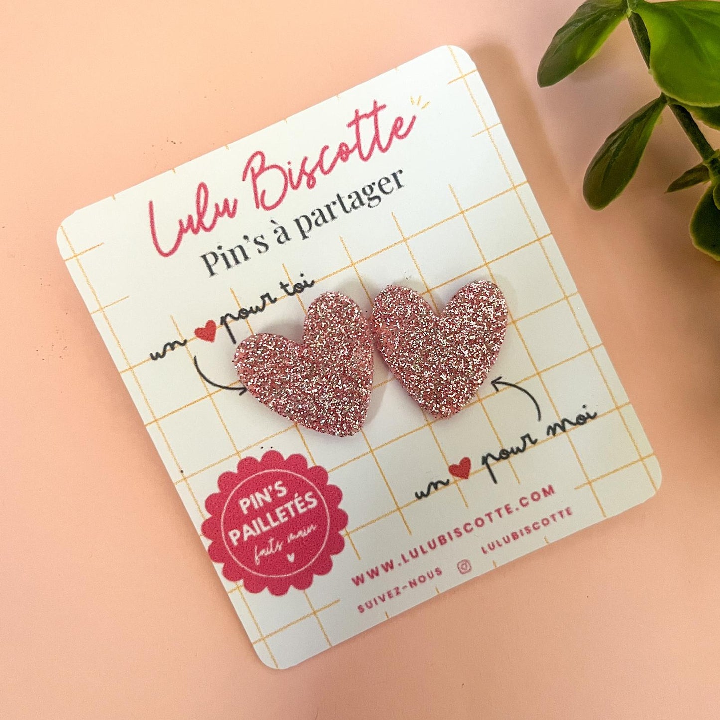 Pin's à partager - Rose