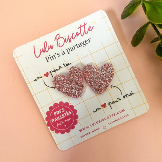 Pin's à partager - Rose