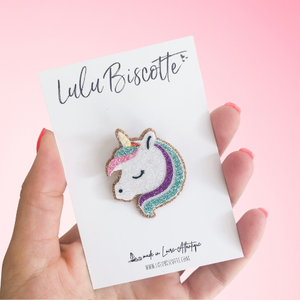 Broche pailletée 