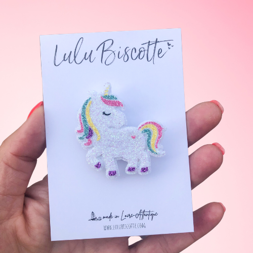 Broche pailletée 