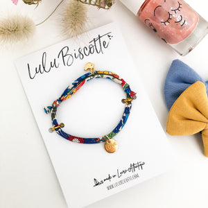 Bracelet Liberty "Marguaret" Bleu/Rouge - LOVE